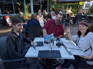 Dining with the 'rents!